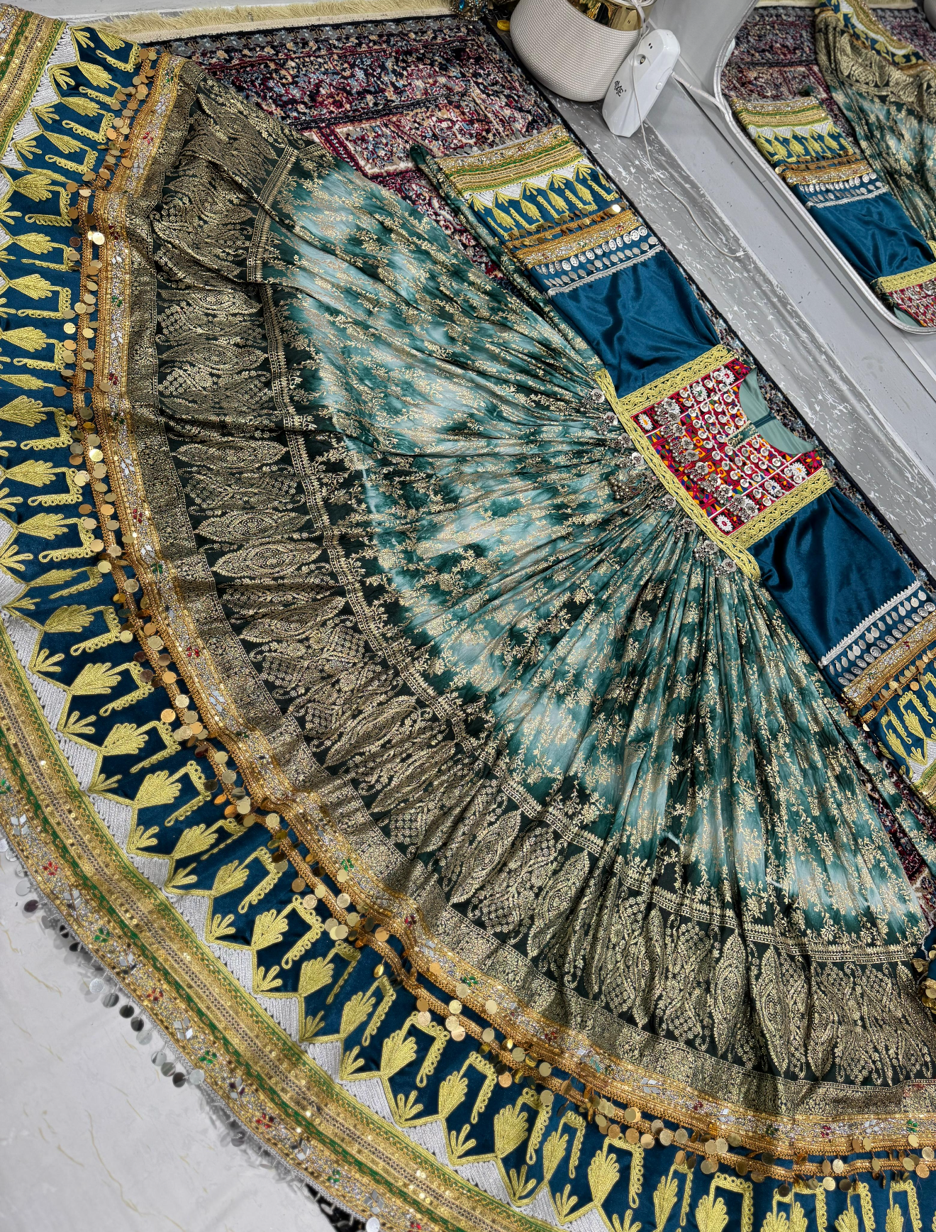 Afghan Vintage Bridal Dress