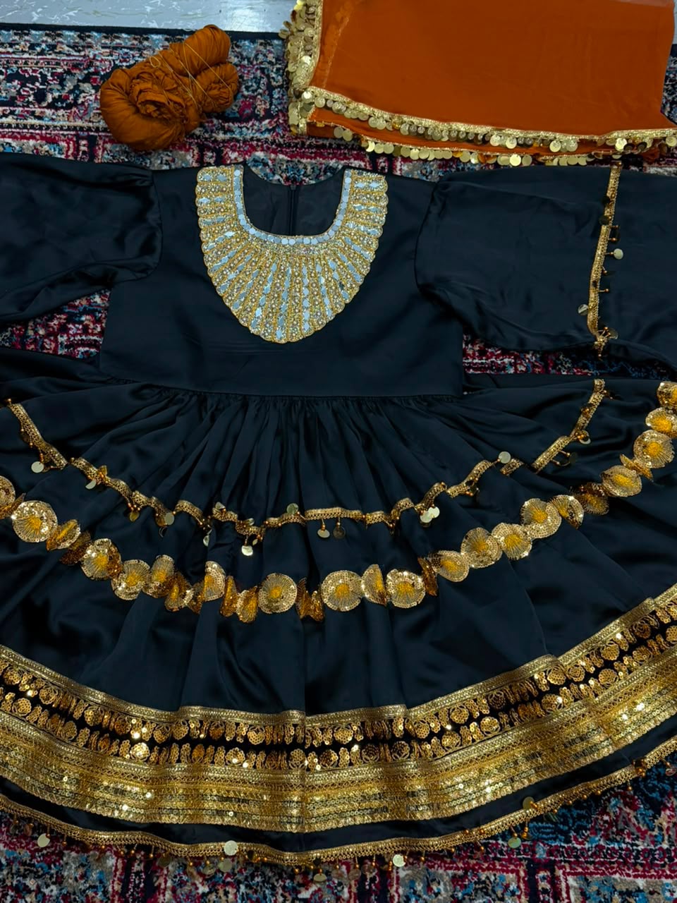 Afghanistan Traditional Dress Black