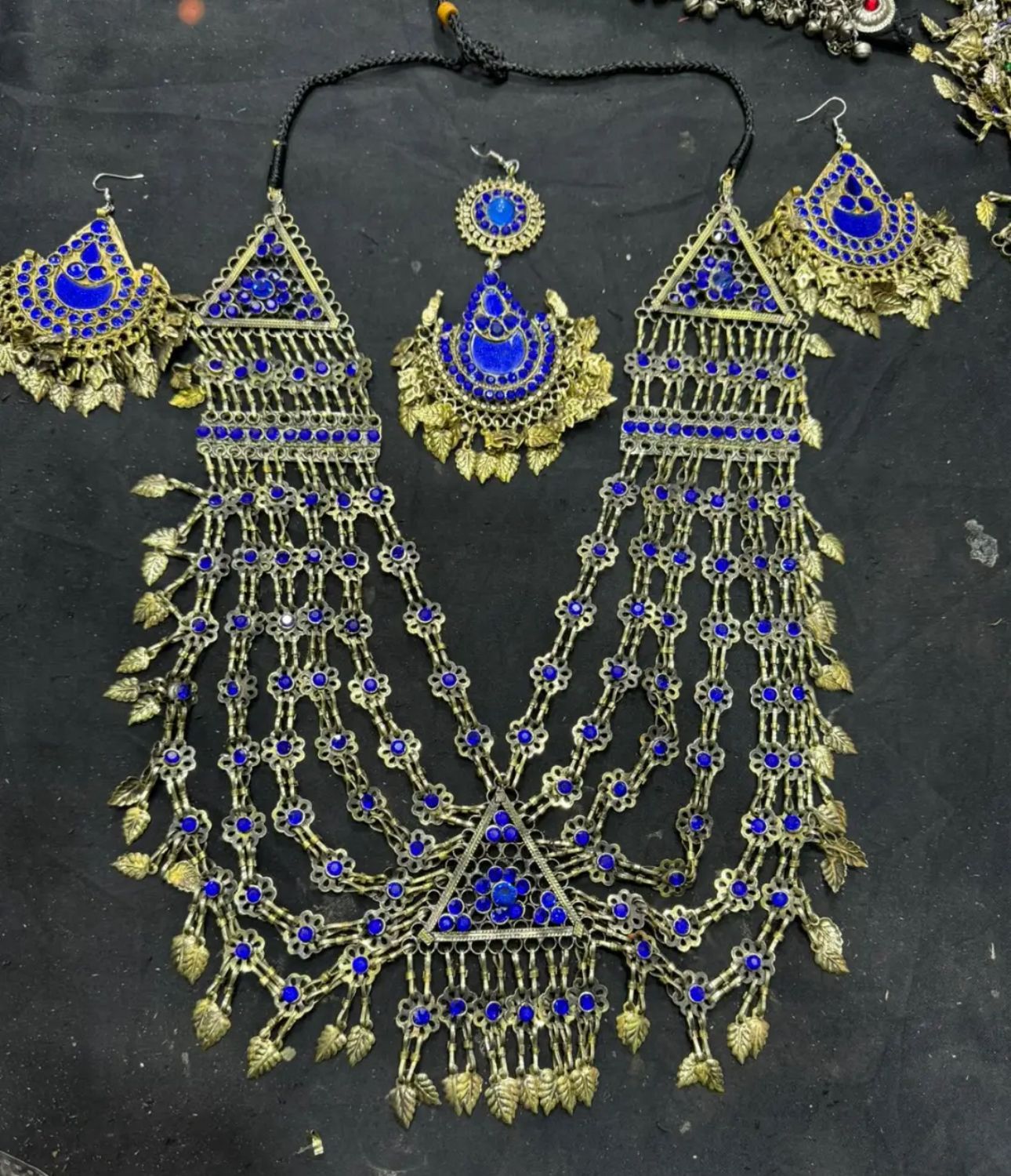 Afghanistan Jewelry Set Blue
