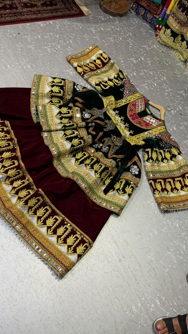 Burgundy 2 Tier Dress
