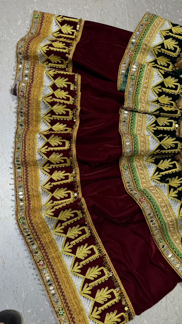 Burgundy 2 Tier Dress